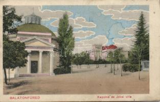 Balatonfüred kápolna és Jókai villa