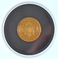 DN "Magyarok Kincstára - IV. Károly, 20 korona, 1918" aranyozott réz-cink ötvözet utánvere...