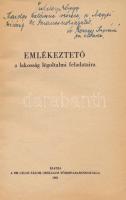 1961 Emlékeztető a lakosság légoltalmi feladataira. Kiadja a BM Légoltalom Országos Törzsparancsnoks...