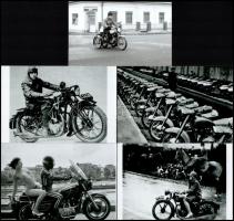 Különféle motorok, eltérő időben készült felvételek (cca 1910 és cca 1990 között), 9 db fotó, egy kivételével modern nagyítások, 10x15 cm és 8,5x13,5 cm