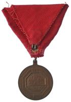 1917. "Az AVIATIKÁÉRT" bronz emlékérem mellszalagon, melyet az 1917-es Hadirepülőgép kiáll...