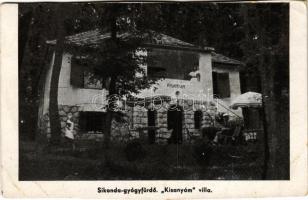 1941 Sikonda-gyógyfürdő (Komló), Kisanyám villa (vágott / cut)