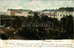 1903 Sopron, Oedenburg; Deák tér. Rüger G. és tása (EK)