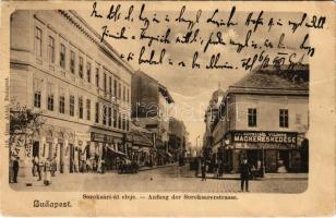 1903 Budapest IX. Nöthling Vilmos Magkereskedése, Magy. kir. Dohánytőzsde, Soroksári út eleje. Kálvin tér 9. Ganz Antal 119. (gyűrődések / creases)