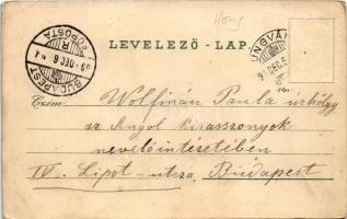 1899 (Vorläufer) Sopron, Várkerület, Színház és Liszt szobor, Városháza, tér. Kunstanstalt Karl Schw...