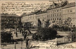 1903 Budapest VII. István tér, Vásárcsarnok, Hoffmann kávéház. Divald Károly 41.