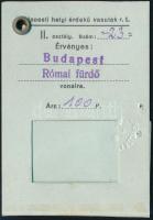 cca 1930 Kézdi-Kovács László (1864-1942), festőművész, a Pesti Hírlap munkatársának fényképes HÉV ig...