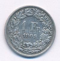 Svájc 1905B 1Fr Ag T:2-,3  Switzerland 1905B 1 Francs Ag C:VF,F Krause KM#24