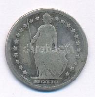 Svájc 1875B 1Fr Ag T:3 patina 
Switzerland 1875B 1 Francs Ag C:F patina
Krause KM#24