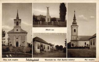 Felsőnyárád katonai emlékművel