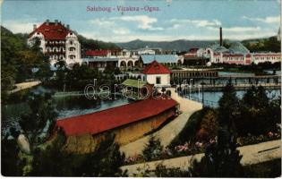 1915 Vízakna, Salzburg, Ocna Sibiului; fürdő / spa, bath (EK)