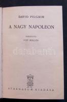 cca 1930 David Piligrim: A nagy Napóleon című könyve az Athenaeum kiadásában, szép állapotban