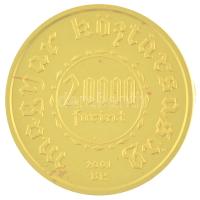 2001. 20.000Ft Au "Ezeréves a magyar pénzverés" kapszulában (6.98g/0,986/22mm) T:1- (PP) k...