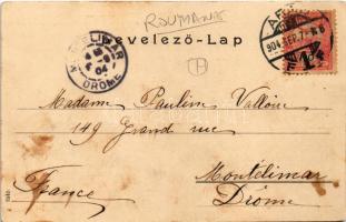 1904 Arad, Arad-Csanádi Egyesült Vasutak palotája / railway company's palace (fl)