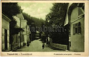 Tusnádfürdő, Baile Tusnad; Promenada principala / Fősétány. Andrásofszky bazár kiadása / spa promenade (EK)