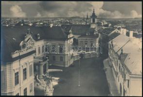 cca 1925 Veszprém, püspöki palota, Balogh Rudolf (1879-1944) fényképész, fotóriporter és fotóművész hagyatékából 1 db jelzés nélküli vintage fotó, ezüst zselatinos fotópapíron, 19,3x28,3 cm