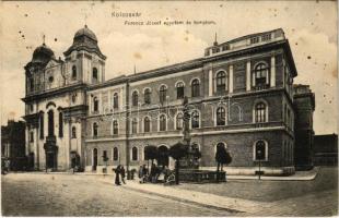1907 Kolozsvár, Cluj; Ferenc József egyetem és templom. Lepage Lajos kiadása / university, church (fl)