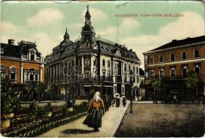 1907 Kolozsvár, Cluj; New York szálloda, üzlet / hotel, shop (fa)
