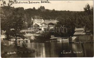 1925 Szováta-fürdő, Baile Sovata; Lacul Ursu / Medve-tó, nyaraló / spa, lake, villa. Deak photo