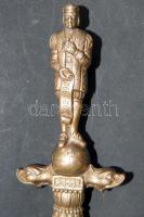 1992 Amerika felfedezésének 500. évfordulójára készített domborműves levélnyitó, szép állapotban és ...