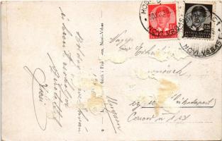 1936 Újverbász, Verbász, Novi Vrbas; Fő utca / Glavna ulica / Hauptgasse / main street (Rb)