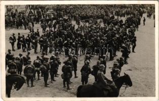 1938 Ipolyság, Sahy; bevonulás / entry of the Hungarian troops (fl)