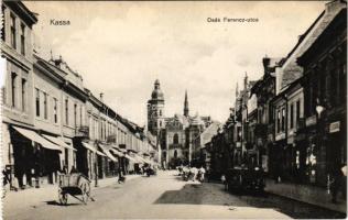 Kassa, Kosice; Deák Ferenc utca / street (képeslapfüzetből / from postcard booklet)