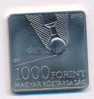 2010. 1000Ft Cu-Ni "Bíró László József, a golyóstoll szabadalmaztatója" kapszulában T:BU A...
