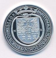 DN "Magyar tallérok utánveretben - Báthory Gábor tallérja 1609." kétoldalas Ag emlékérem (...