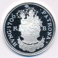 DN "Magyar tallérok utánveretben - Rákóczi féltallér 1706" Ag emlékérem tanúsítvánnyal (20...