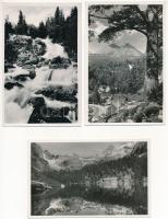 Tátra, Magas-Tátra, Vysoké Tatry; 7 db régi képeslap / 7 pre-1945 postcards