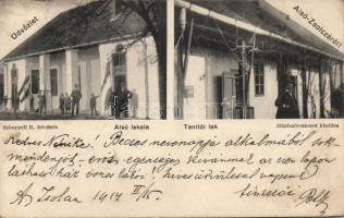 Alsózsolca tanítói lak, iskola