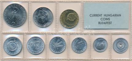 1978. 2f-10Ft (9xklf) érmés forgalmi sor fóliatokban T:1 Adamo FO11