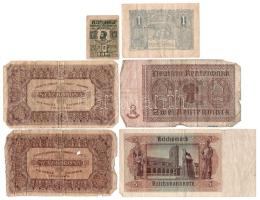 Vegyes: Románia 1915. 1L + 1917. 10b + Német Harmadik Birodalom 1937. 2M + 1942. 5M + Magyarország 1...