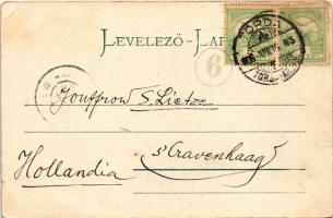 1906 Túri-hasadék, Cheile Turului (Tordatúr, Tureni); A Nyírott-szikla (Sunsni) előkúpjai. Füssy és ...