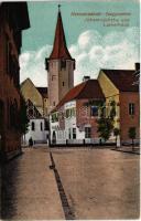 Nagyszeben, Hermannstadt, Sibiu; Johanniskirche und Lutherhaus / Luther ház és templom. Emil Fischer kiadása / church