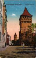 Nagyszeben, Hermannstadt, Sibiu; Hartenecktürme / Harteneck-torony. Emil Fischer kiadása / city towers (EK)