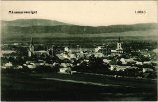 Máramarossziget, Sighet, Sighetu Marmatiei; látkép. Berkovits kiadása / general view