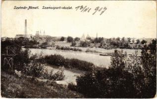 1907 Szatmárnémeti, Szatmár, Satu Mare; Szamos-parti részlet / Somes riverside (EK)