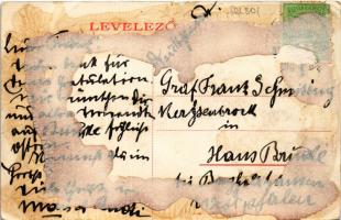 Gyulafehérvár, Karlsburg, Alba Iulia; Városi árvaház / orphanage (ragasztónyom / glue marks)