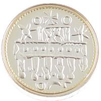 DN "Magyarok Kincstára - III. Béla dénár" ezüstözött rézötvözet utánveret kapszulában (26m...