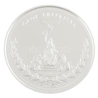 Csontos Attila DN "Örök értékeink / Himnusz" aranyozott, ezüstözött fém emlékérem kapszulá...