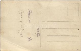 1917 Gyergyótölgyes, Tölgyes, Tulghes; út télen katonákkal / WWI Austro-Hungarian K.u.K. military, s...