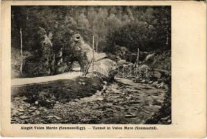 Beszterce, Bistritz, Bistrita; Alagút Valea Marén (Szamosvölgy). Stolzenberg kiadása / Tunnel in Valea Mare (Szamostal) / road with tunnel in the Somes valley (EK)