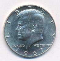 Amerikai Egyesült Államok 1967. 1/2$ Ag Kennedy T:1- USA 1967. 1/2 Dollar Ag Kennedy C:AU Krause KM#202a