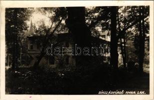 1943 Bikszád-gyógyfürdő, Baile Bixad; Anna lak / spa, villa. photo