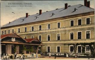 Stubnyafürdő, Túróchévíz, Stubnianske Teplice, Turcianske Teplice; Erzsébet szálloda, vendéglő / Hotel Alzbeta / Hotel Elisabeth / hotel, restaurant