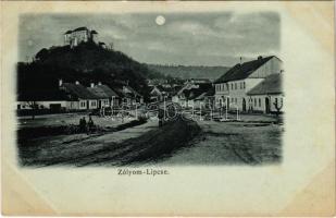 Zólyomlipcse, Zólyom-Lipcse, Slovenská Lupca; Gizella árvaház, Fő utca, üzletek / orphanage, main street, shops