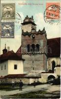 1914 Késmárk, Kezmarok; Katolikus harangtorony. Reiner Miklós kiadása / Catholic bell tower (EK)