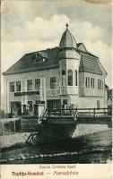 1925 Maroshévíz, Toplita; Banca Cetatea / Bank, híd. F. Caman & I. Tolan kiadása / bank, bridge (Rb)
